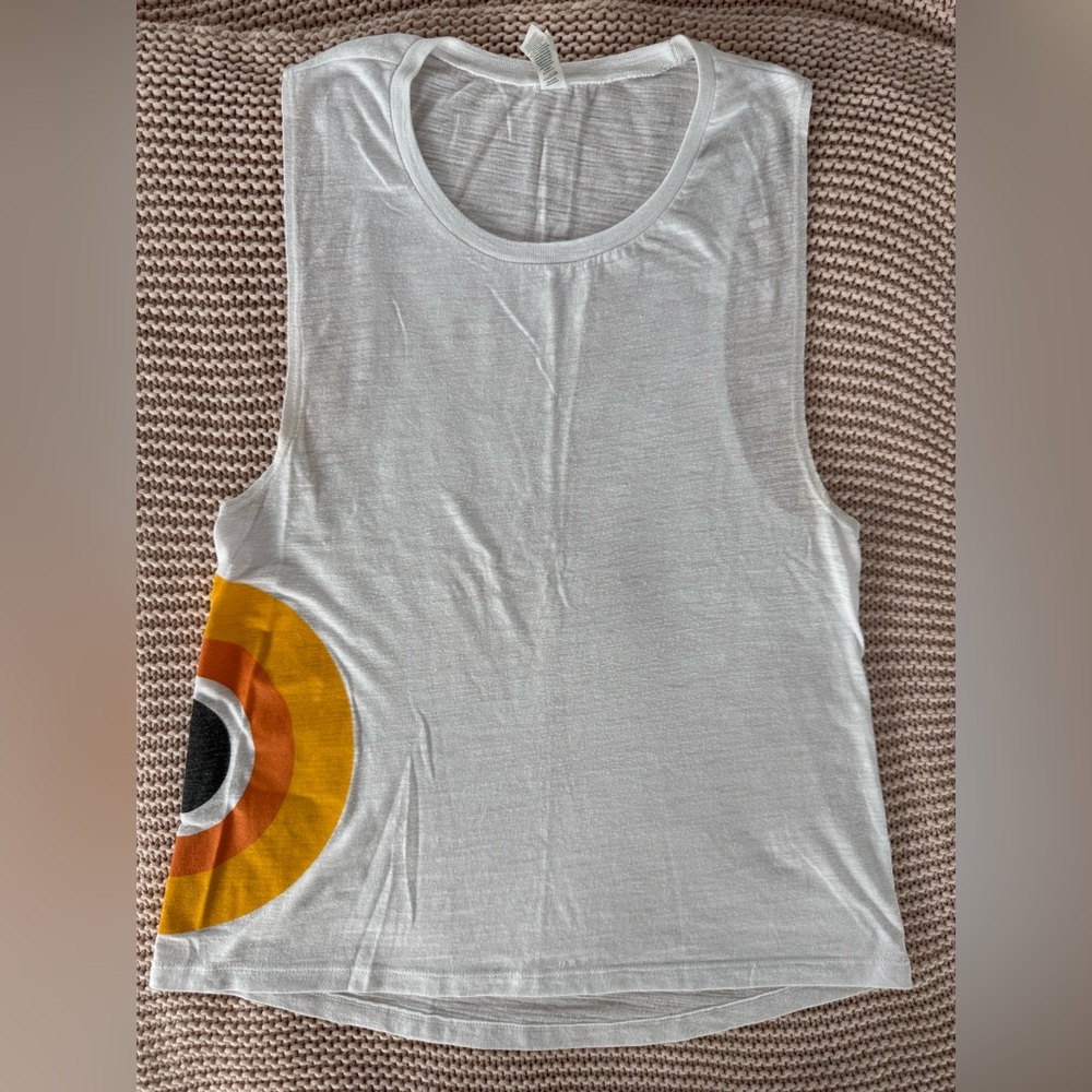 CorePower Yoga Tank, White, Medium